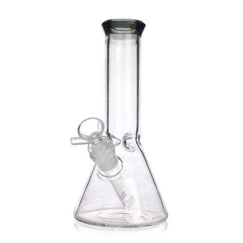 honeybee herb 8inch black color tip clear glass beaker bong 011d14cb 9e65 46ca b7f0 c9e1dc6445aa