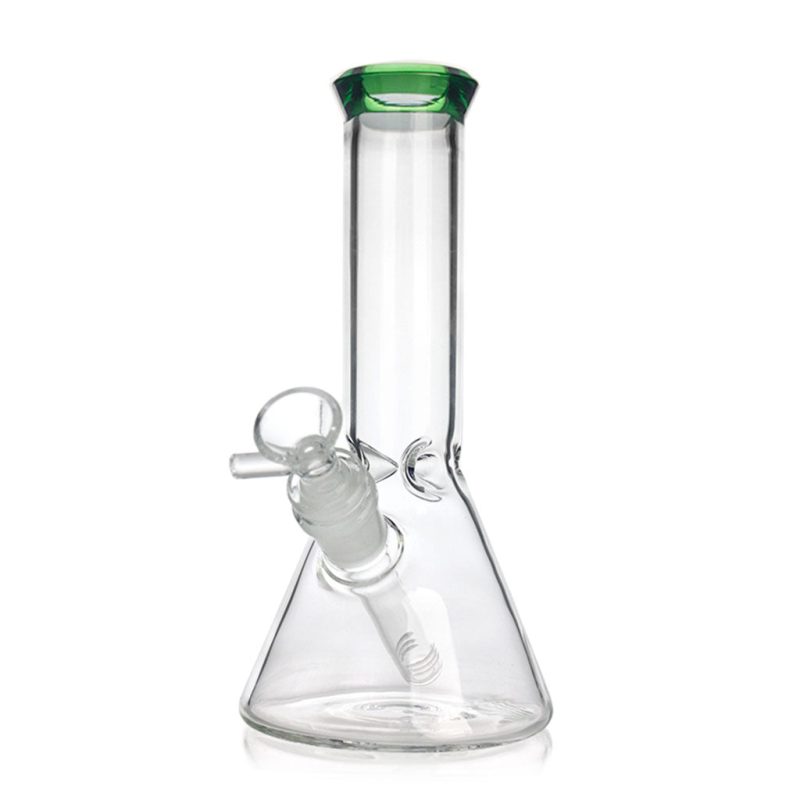 honeybee herb 8inch green color tip clear glass beaker bong bc48c35a 96e3 4237 83af 89319cc8abf3